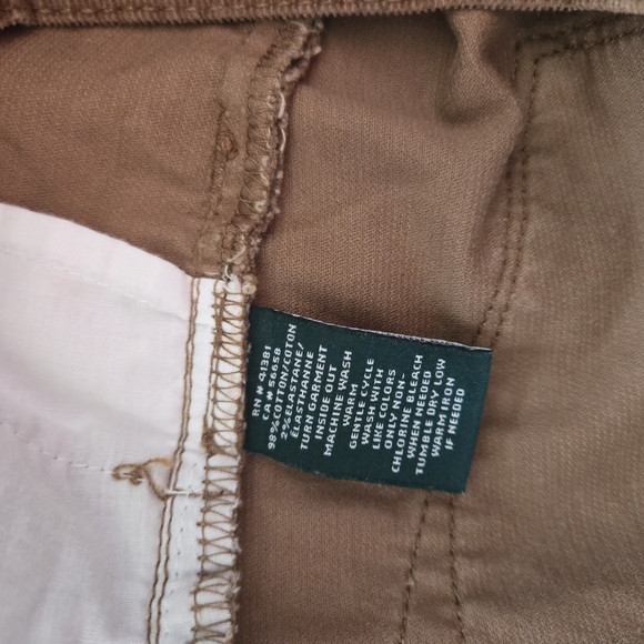 Ralph Lauren Womens Brown Corduroy Pants - Picture 5 of 10